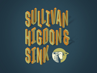 SHS Type 3d shadows type typography