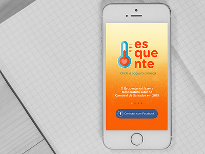 Esquente Brand app brand esquente interface love app