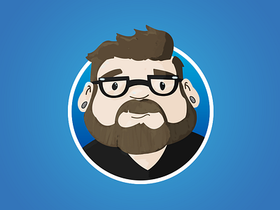 New Avatar character illustration portrait self vector