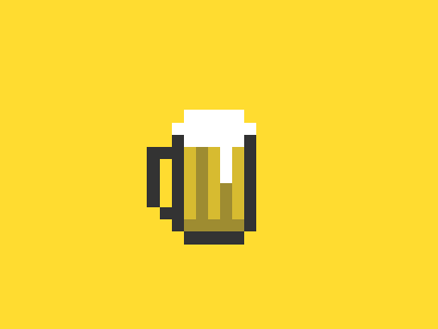 Beer Pour 16 bit 8 bit animation arcade beer gaming illustration pitcher pixel pixel art retro sprite