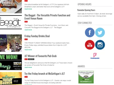 McGettigan's Irish Bars - Sidebar After - bars before irish mcgettigans sidebar