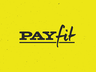 PayFit Concept #2 branding fitness identity logo payfit rewards program texture