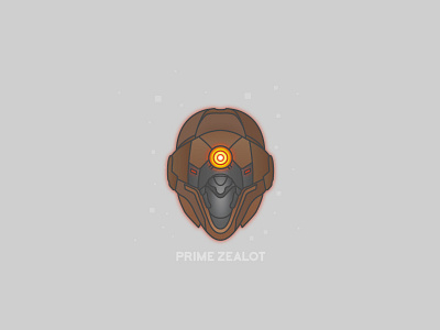 Prime Zealot Helm bungie destiny helmet illustrator vector video games