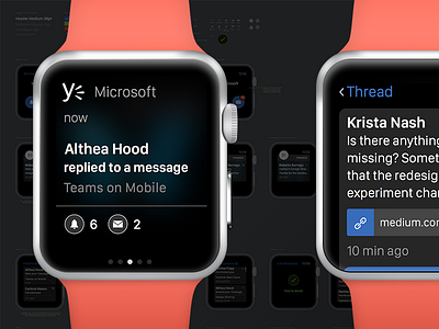 Yam-Watch iwatch yammer