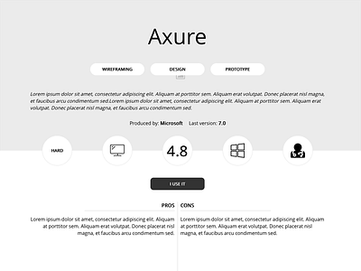 Personal project, 1st iteration details review software specifications tool tools user experience ux