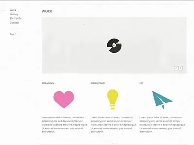 Old website template (year 2012) web web design website