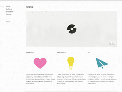 Old website template (year 2012) web web design website
