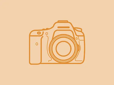 Camera Graphic 7d camera canon icon illustration line photography slr