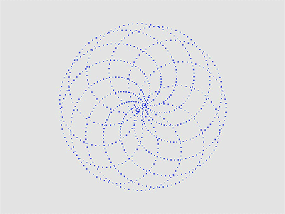 Lavender Lasso Animated art code coding dots generative geometric lavender minimal processing sphere spiral swirl