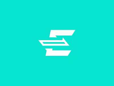 Evolved Strength Concept 02 balance evolved fitness icon identity letter e progress strength teal