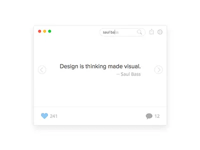 Author Quote - Rebound bass design quote rebound sail bass saul thinking visual