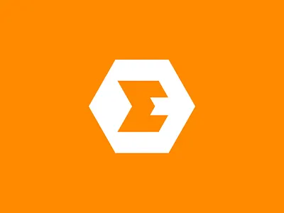Evolved Strength Concept 04 balance evolved fitness icon identity letter e orange progress sigma strength sum