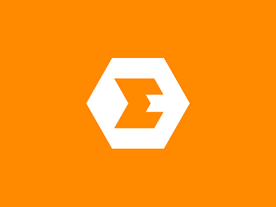 Evolved Strength Concept 04 balance evolved fitness icon identity letter e orange progress sigma strength sum