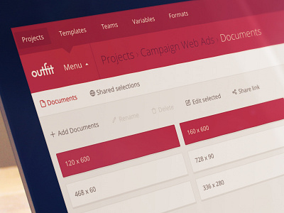 Document multi-select. document engine net outfit selection ui ux