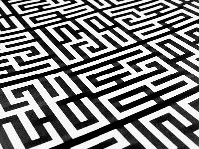 Had pattern font identity labyrinth logo maze pattern typography