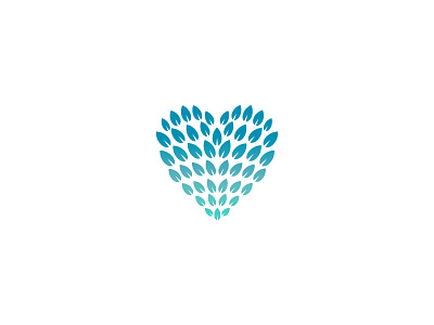 My Health Logo Concept 2 heart leaves logo my my health