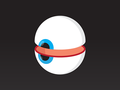 Eyeball ball cut eye eyeball illustration sphere vector