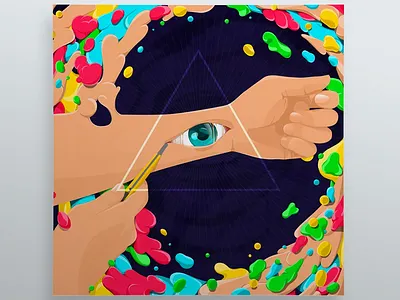 Psychedelic illustration personal illustration psychedelic