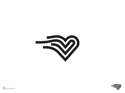 Rapid Response design heart identity illustration logo logotype mark symbol