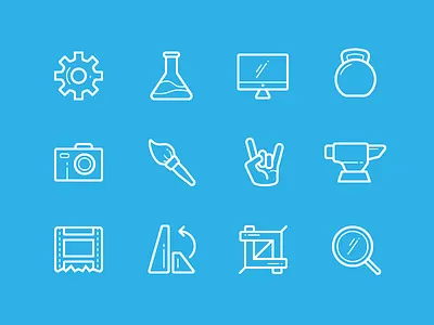 CleanMyMac 3 Outline Icons animation cleanmymac icons macpaw motion authors outline vector