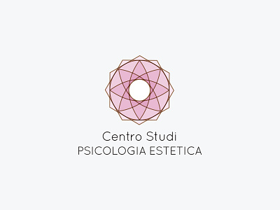 Psicologia Estetica logo beauty geometry illustrator logo psychology symmetry