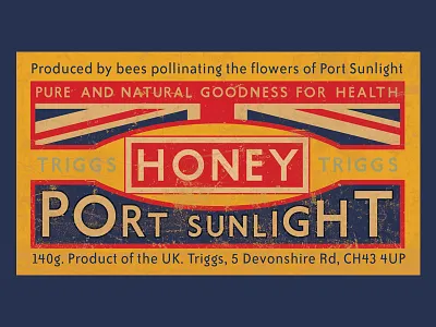 Retro Honey Label honey label retro vintage