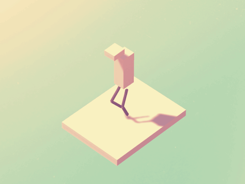 Prototype 01 3d animation cycle dev game gif indie game isometric loop unity walk