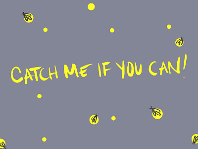 Catch me if you can bugs fireflies summer