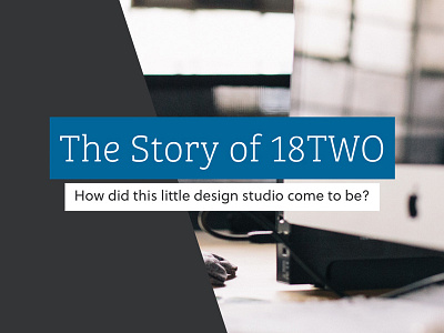 Story grey petrol serif web site