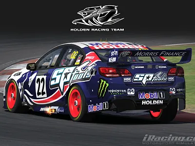 Recreation of HRT Retro Design iracing supercar v8