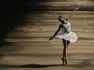 Ballet Illustration ballet girl illustration