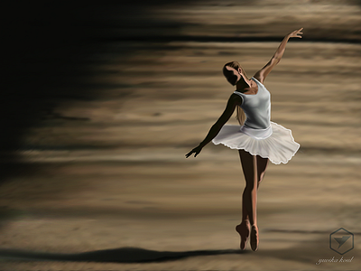 Ballet Illustration ballet girl illustration
