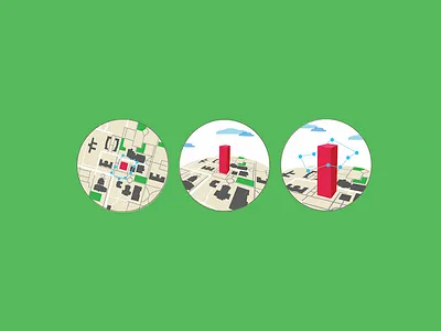 Maps illustration map