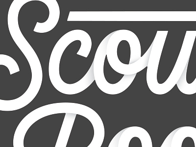 Shaded, Monoline. chunky dimensional lettering logotype monoline retro shaded typography