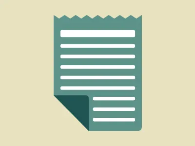 Article article document flat icon illustration letter page