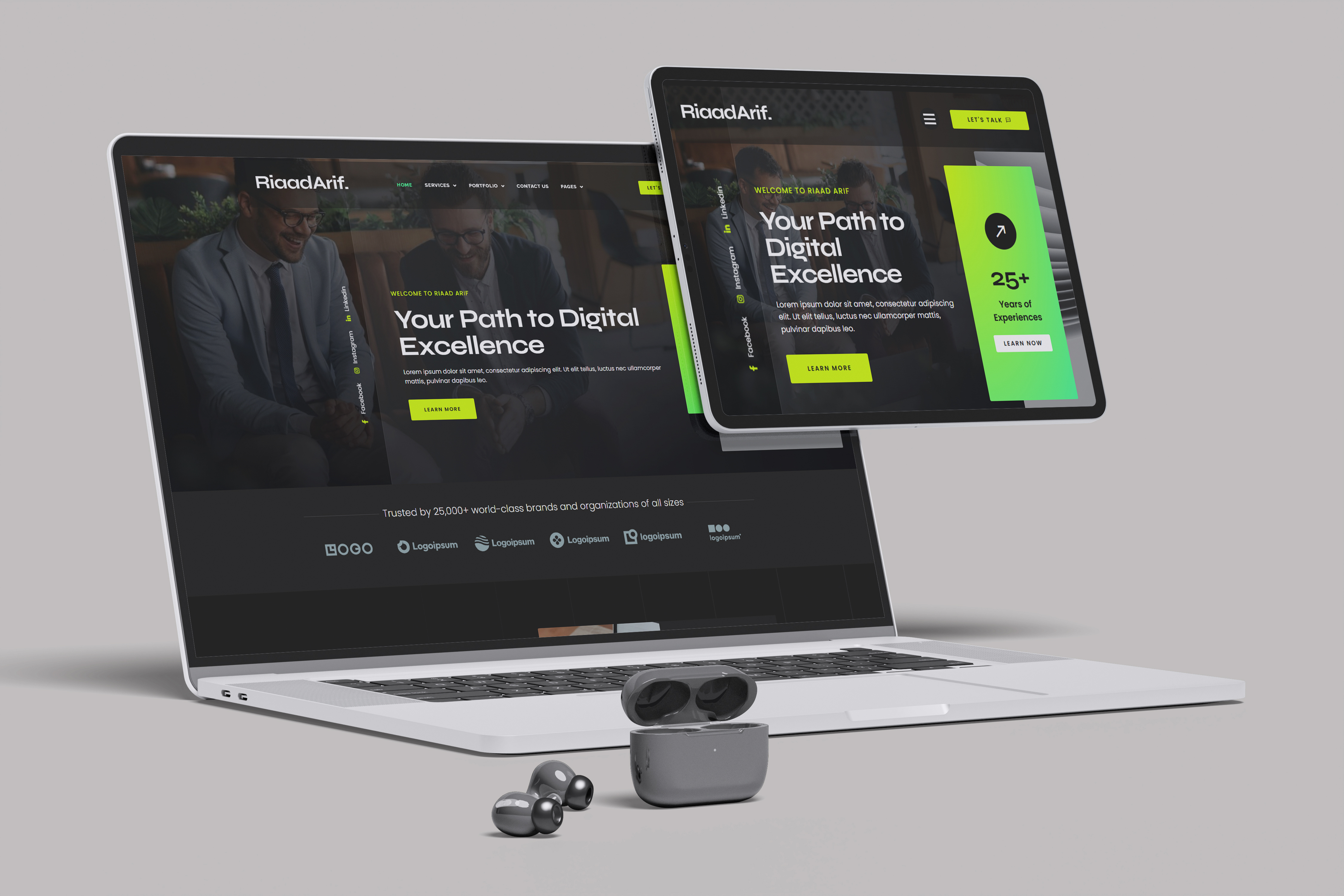 Example of Premium Digital Agency Website Design