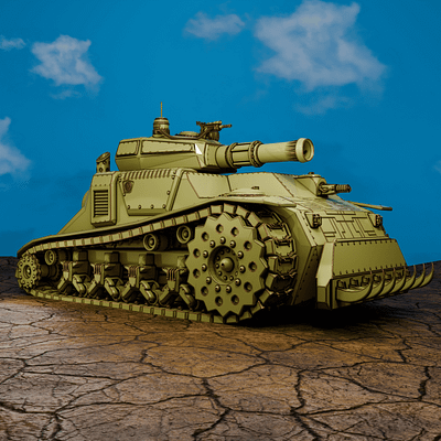 Purgator tank - original 3d-printable tank model 3d 3d art 3d model 3d printing 3d sculpting blender warhammer