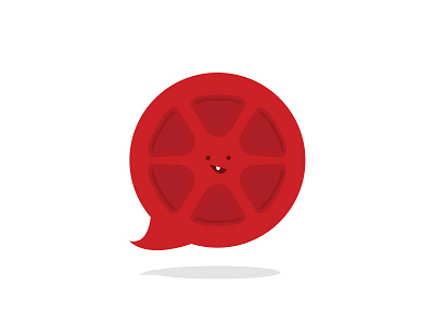 One Tooth Tomater (Chat Bubble + Tomato) icon logo messanger tomato