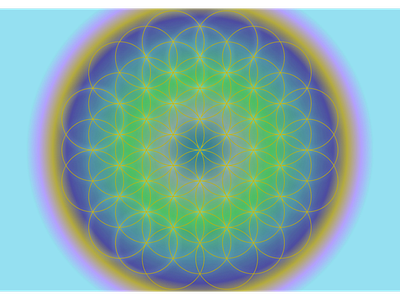 flower of life color
