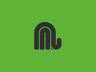 Elephant Update animal elephant gray green lines thick