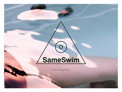 Same Swim identity 2 circle fashion identity logo nipple symbolic shapes triangle water