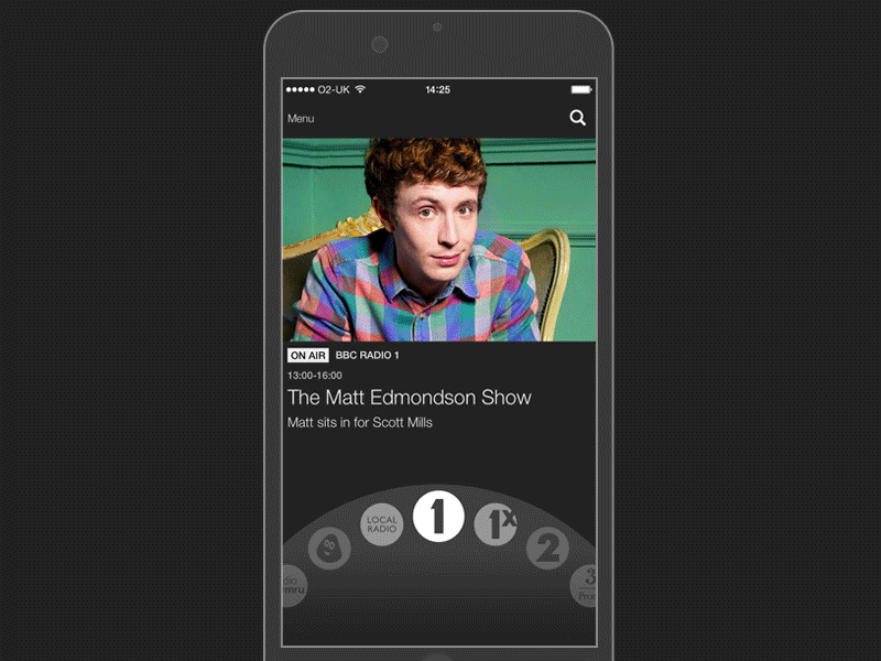 iPlayer Radio App bbc iplayer radio music navigation radio radio 1 radio 1xtra ui ux