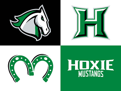 Hoxie Mustang Preview green h horseshoe mustang sports