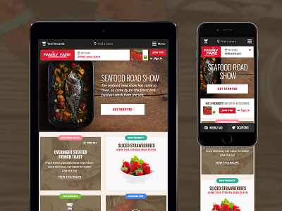 Delicious responsive. homepage responsive ui