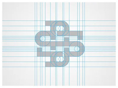 DS Monogram - Grid branding design identity logo