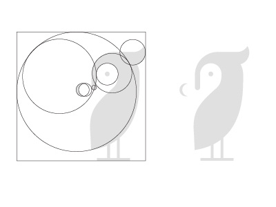 Crescent Owl crescent curves grey logo math moon owl smooth