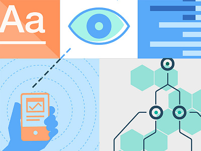 Visual Style analytics data visualization illustration style guide