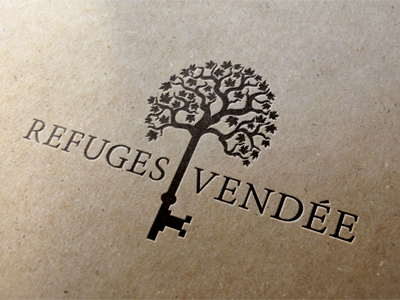 Refuges Vendee design logo