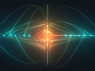 Delta Rama System (Plexus) ae after effects curves galaxy geometric geometry lines plexus plexus2 trails