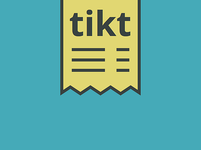 Tikt logo logo shop ticket